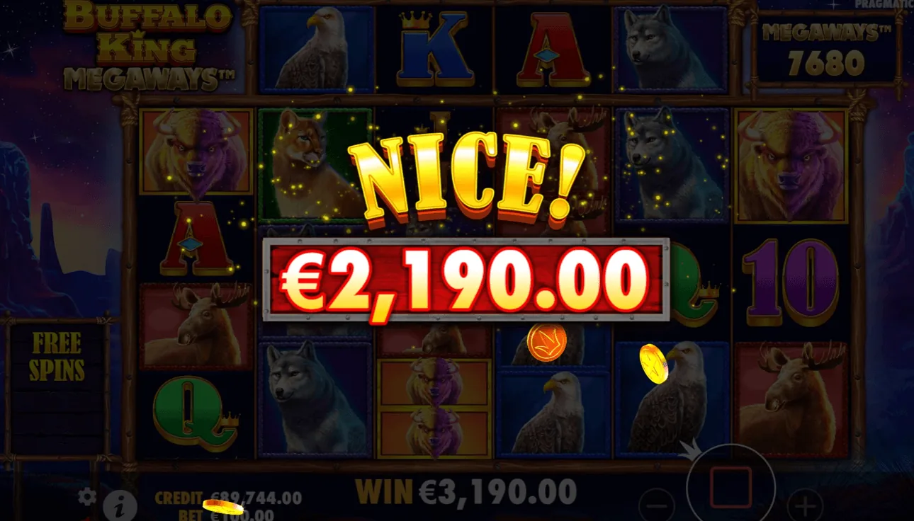 Buffalo King Megaways Screenshot 3 - real gameplay view